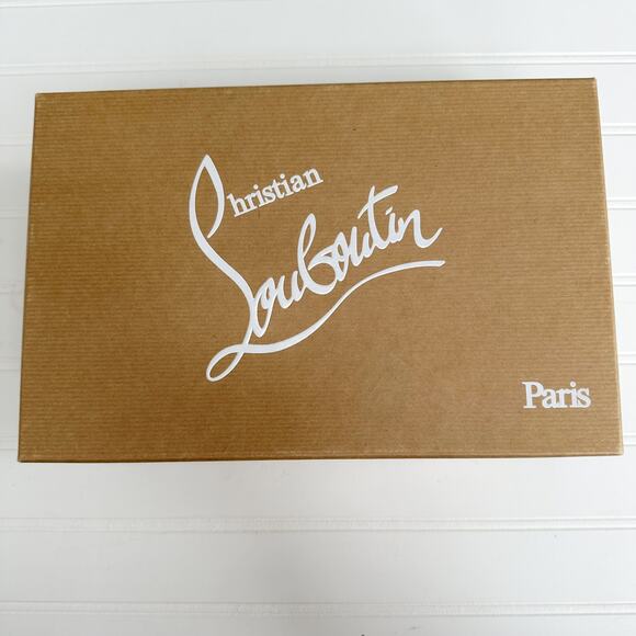 Christian Louboutin Simple Black Nappa Leather Pumps 100 Round Toe Heels 37 - Picture 11 of 11